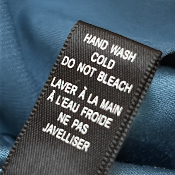 XXi jadestone blue mini dress with ruffle details.  Great condition. Size Small - Picture 5 of 13